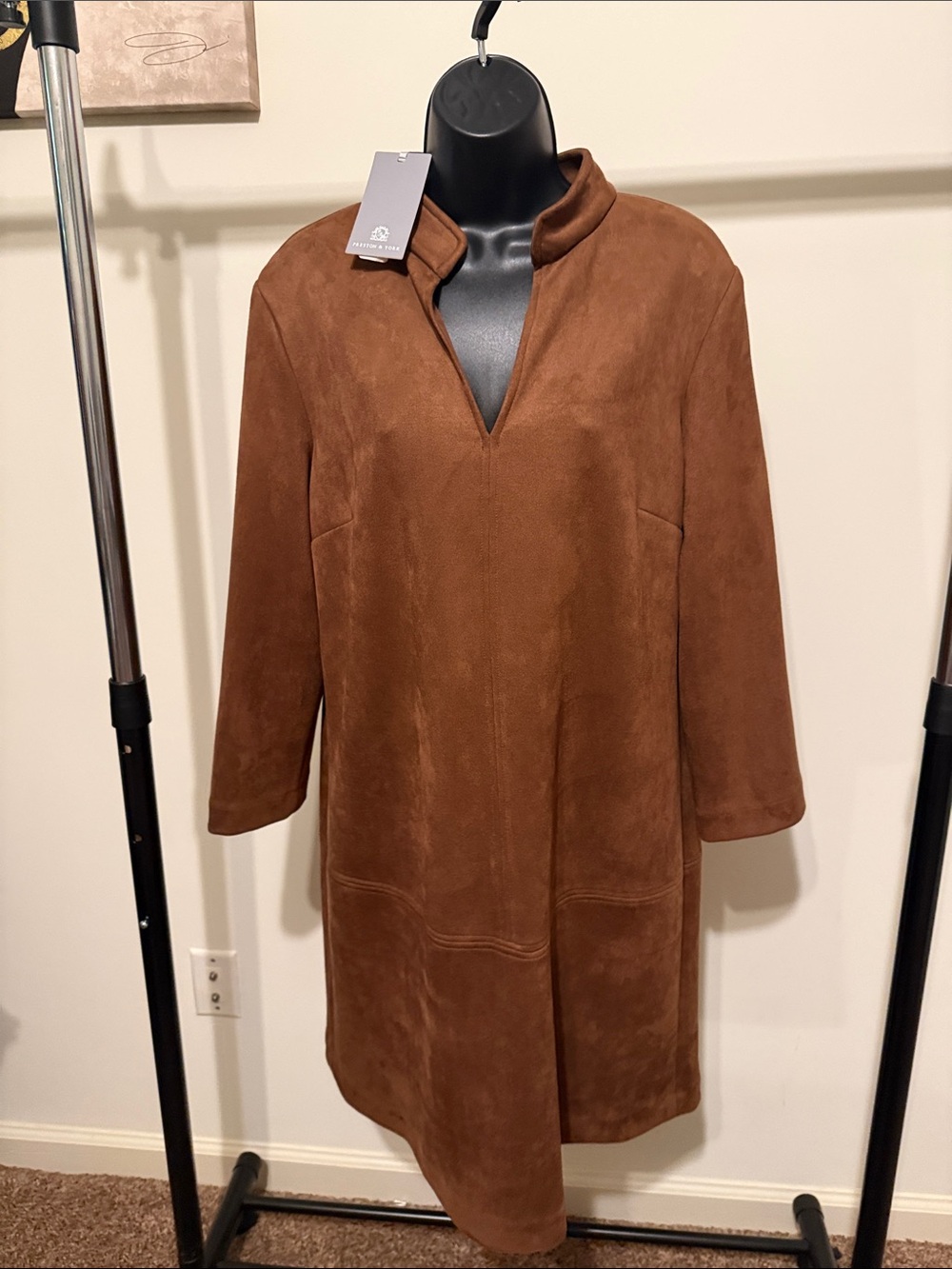 Preston & York Suede shift dress
